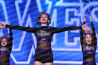 Reno Revolution Cheer Purple Lightning