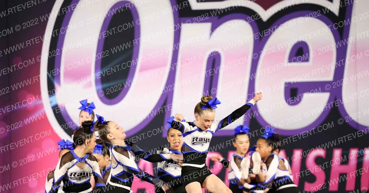 The Stingray Allstars Turquoise · One Up All Star Prep Nationals DIDII