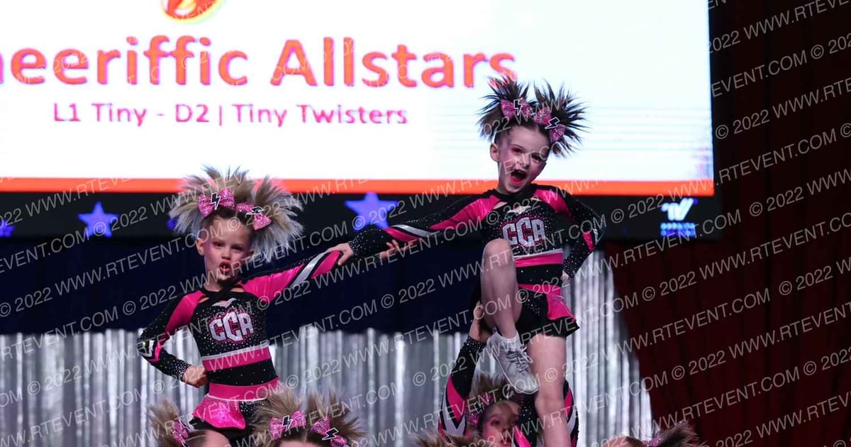 Cheeriffic Allstars Tiny Twisters · The American Royale Sevierville Nationals DIDIIV