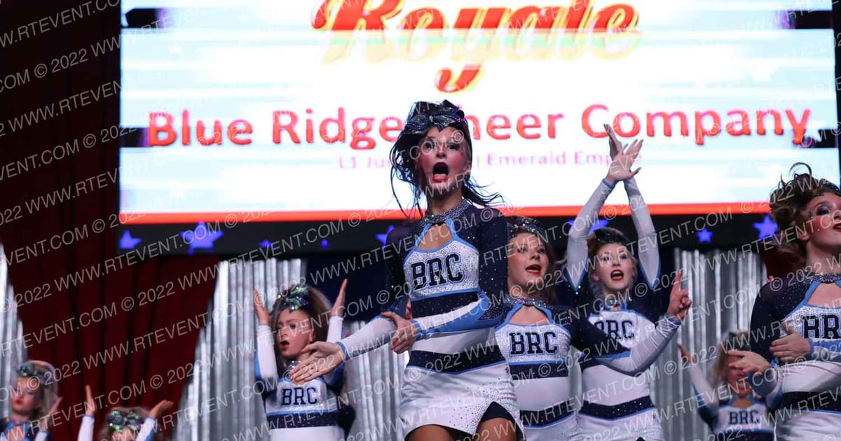 Blue Ridge Cheer Company Emerald Empire · The American Royale Sevierville Nationals DIDIIV