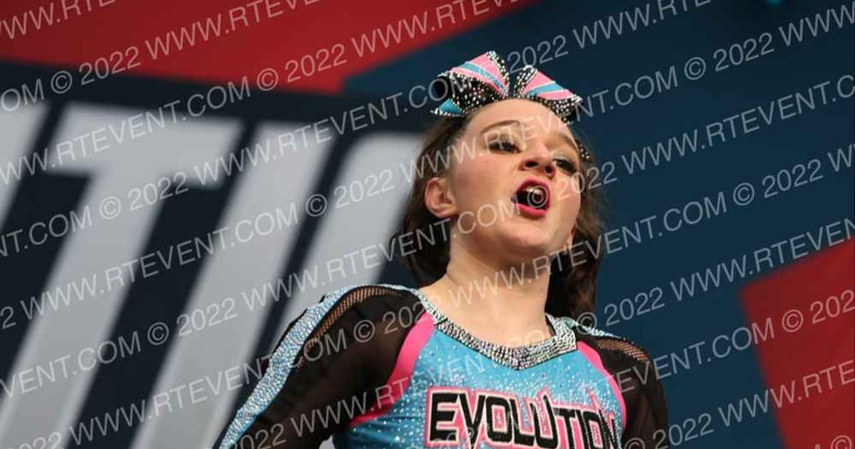 Evolution Cheer Teal Rage · MidAtlantic Grand Nationals