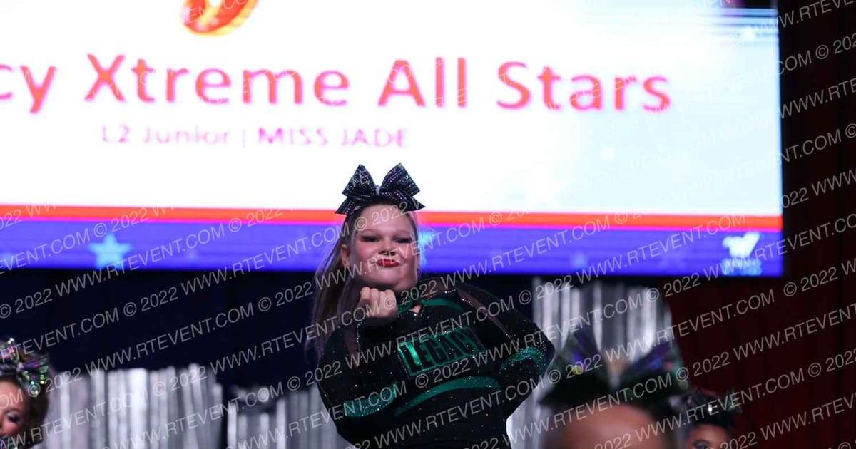 Legacy Xtreme All Stars MISS JADE · The American Royale Sevierville Nationals DIDIIV