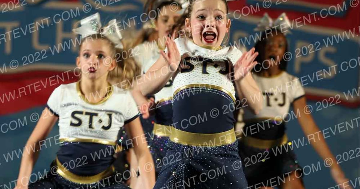 The St James Cheer All-Stars Blue Steel J2 · ALOHA Richmond Showdown