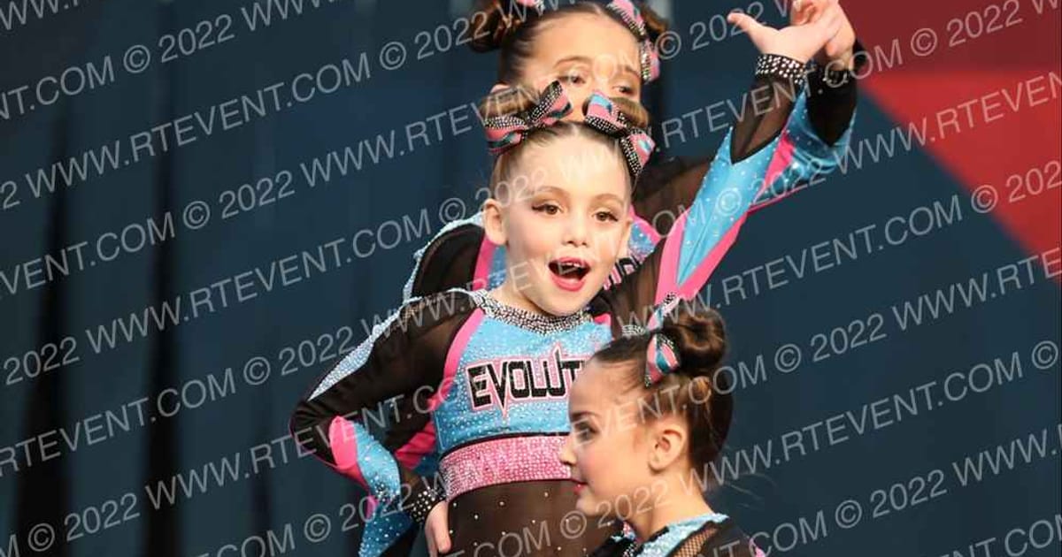Evolution Cheer Teal Smash · MidAtlantic Grand Nationals