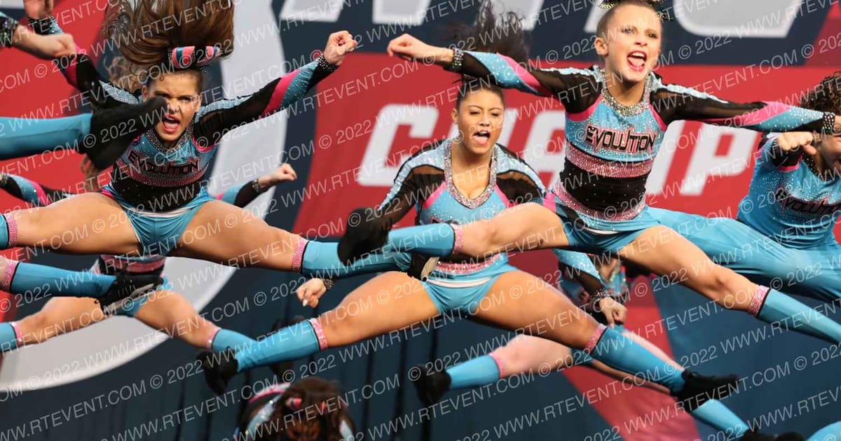 Evolution Cheer Teal Mania · MidAtlantic Grand Nationals