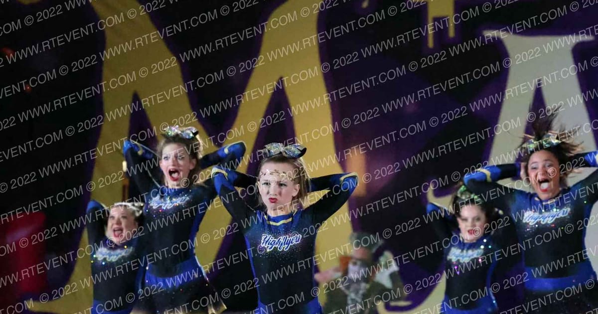 CTA Highflyers Blue Angels · March into the MADness Cheer and Dance Championships