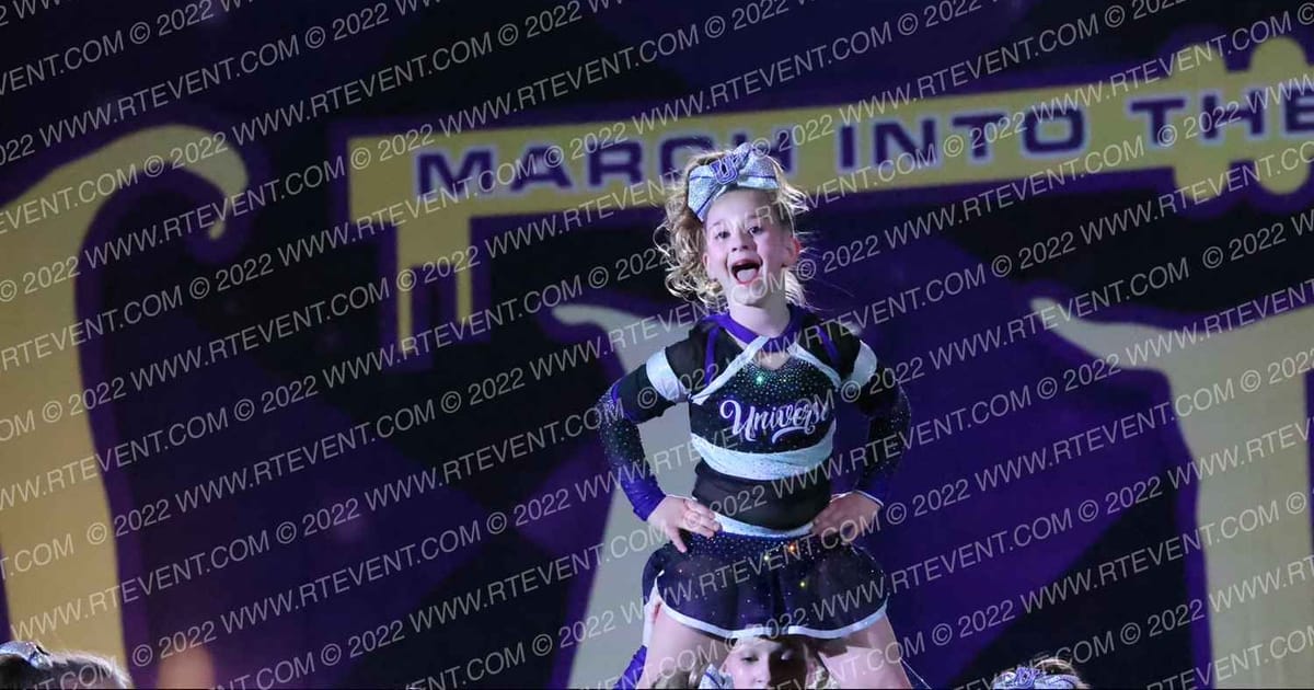 Universe Athletics Purple Reign · March into the MADness Cheer and Dance Championships