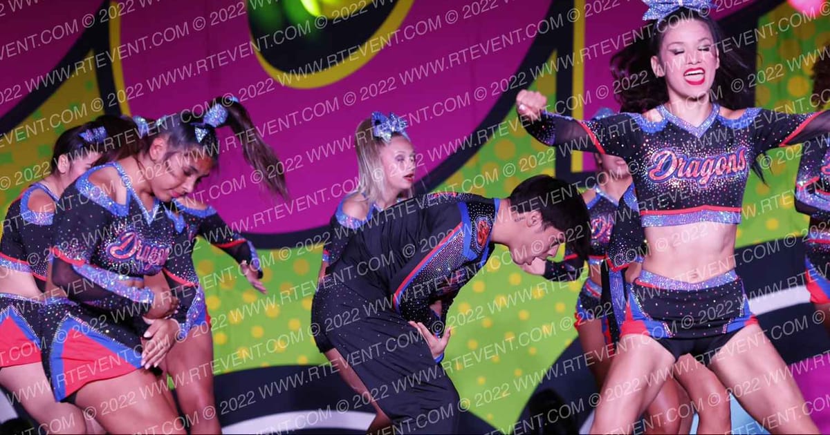 TEXAS CHEER DRAGONS TOXIC · POP Beach Nationals