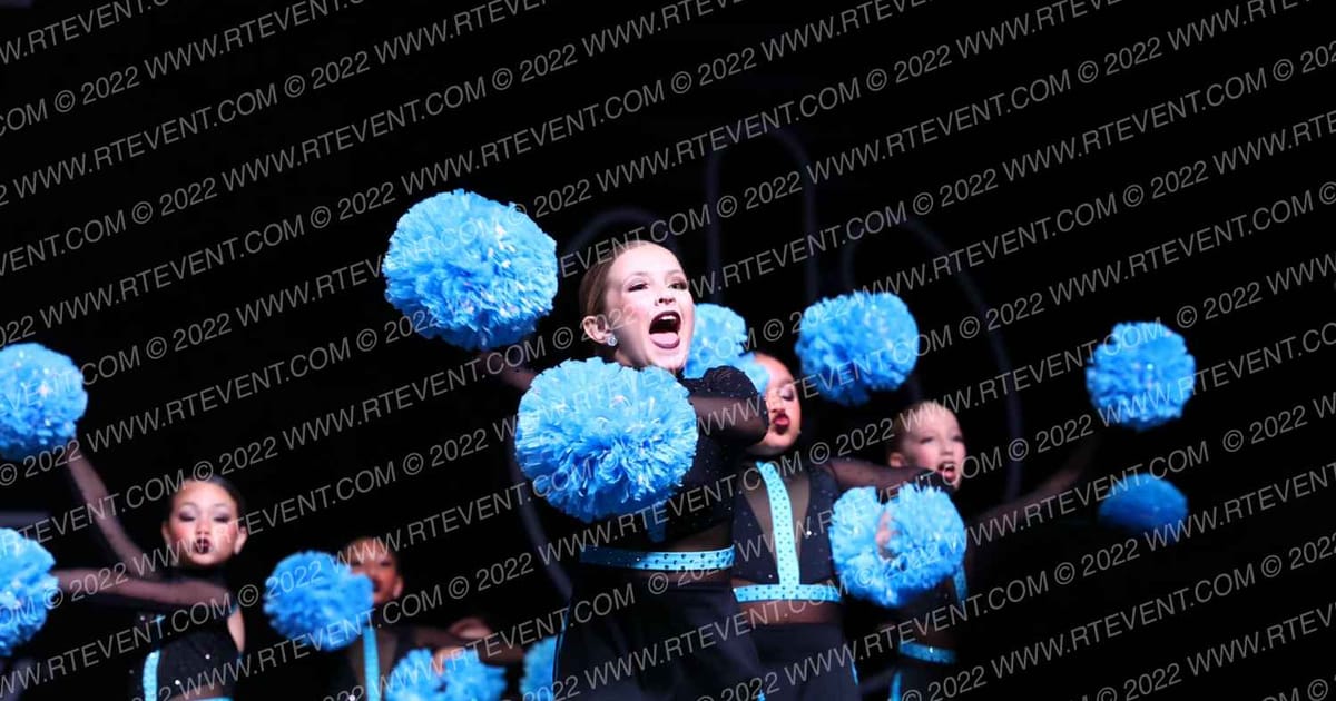 The Vision Dance Center TVDC Mini Large Pom · GROOVE Dance Grand Nationals