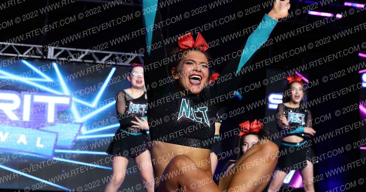 New England Cheer & Tumble Senior Rubies · Spirit Fest GN