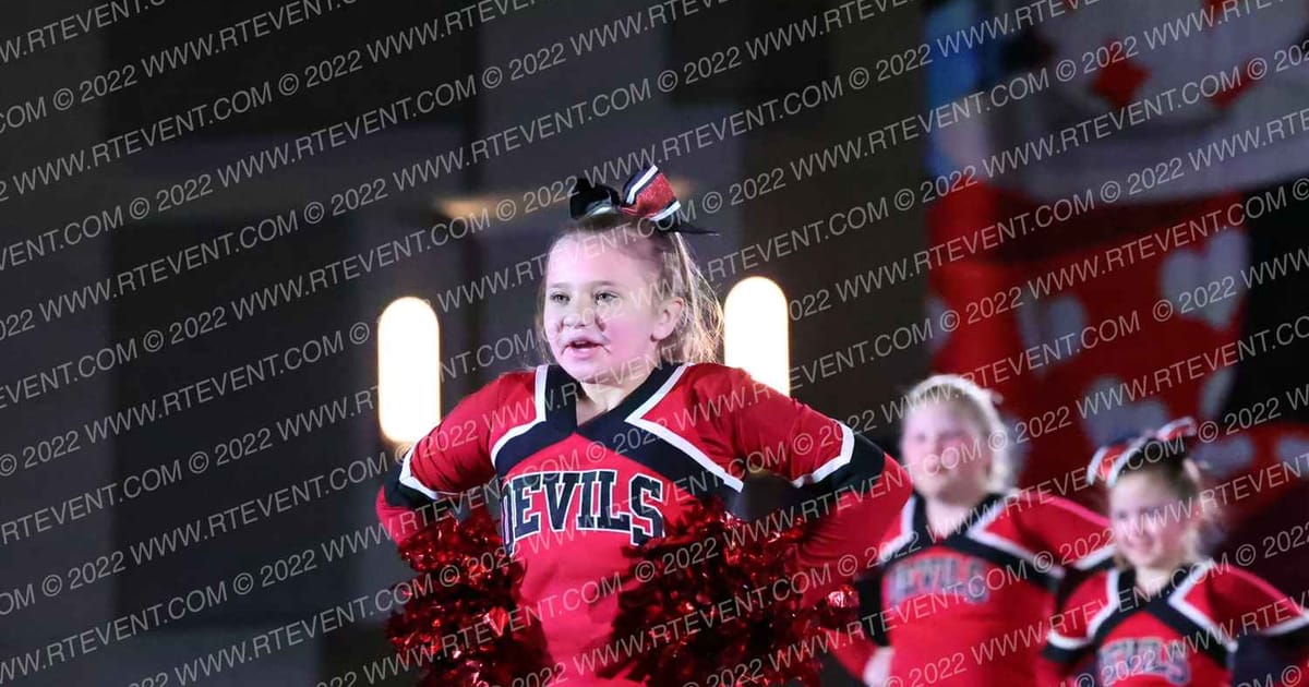 Red Devil Cheerleading MINI DEVILS · March into the MADness Cheer and Dance Championships