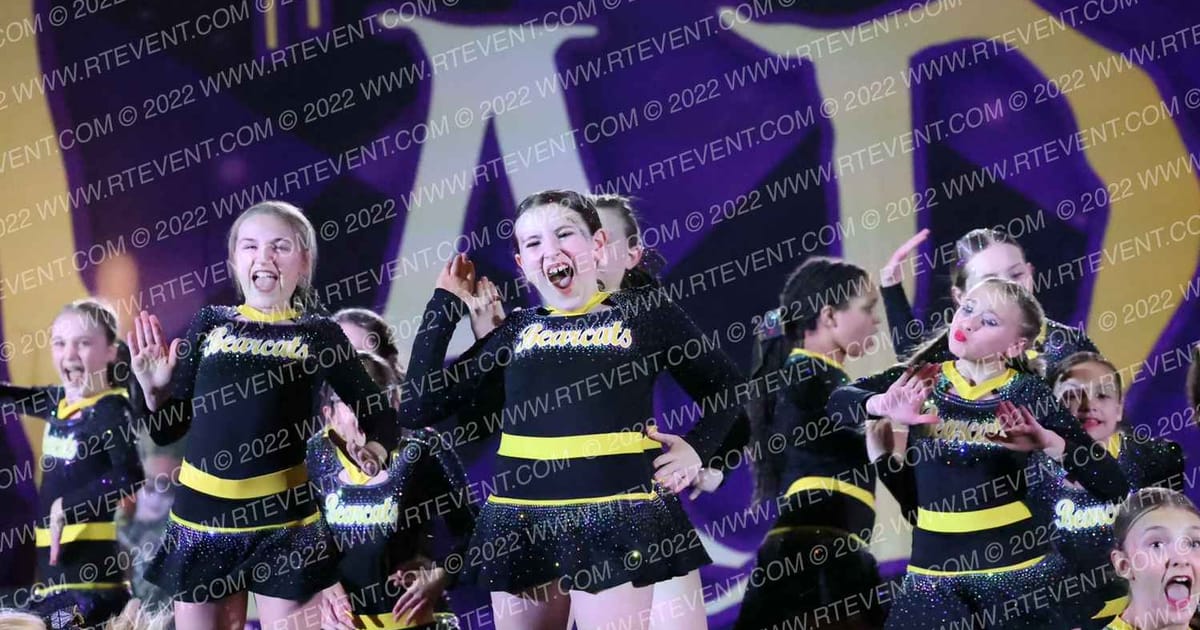 Bentworth Youth Pep Squad BYPS-Gold · March into the MADness Cheer and Dance Championships