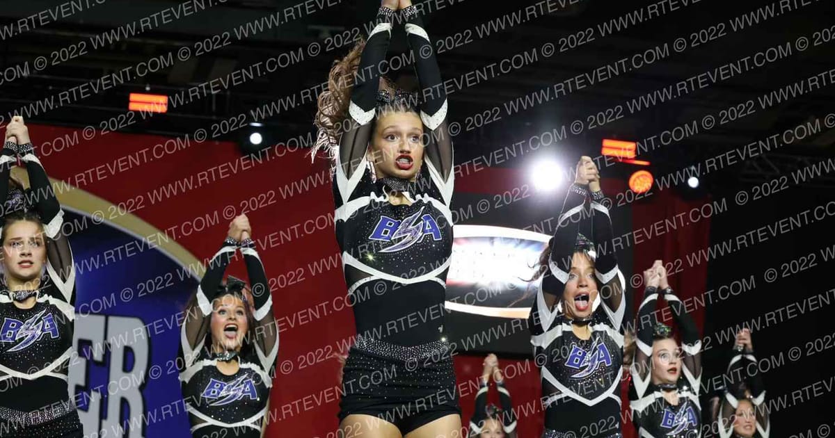 Blue Storm Athletics GLACIER GIRLS · Cheer Power Grand Nationals