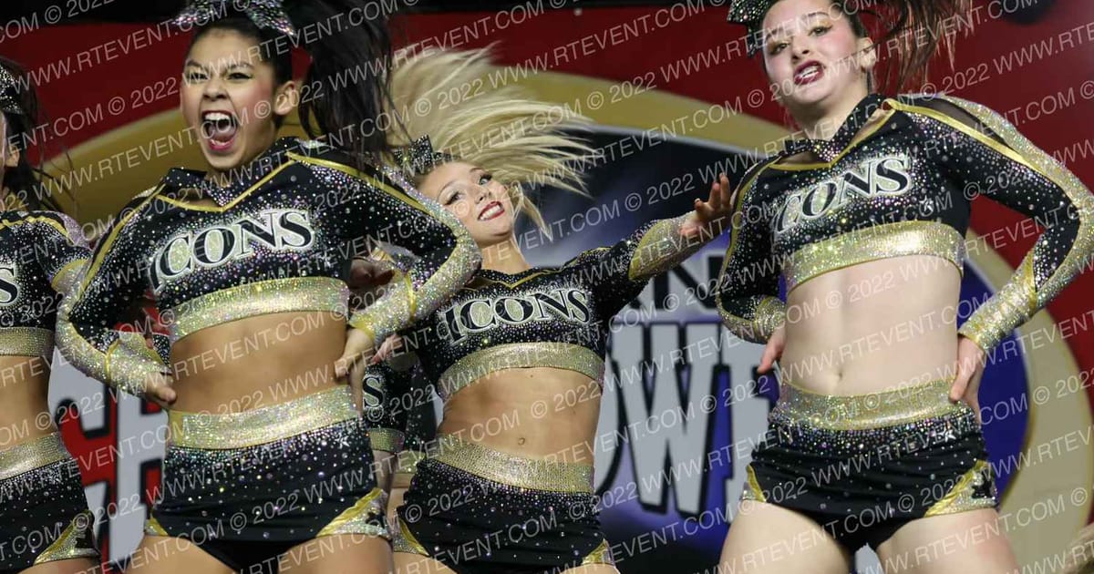 New York Icons Senior Gold · Cheer Power Grand Nationals