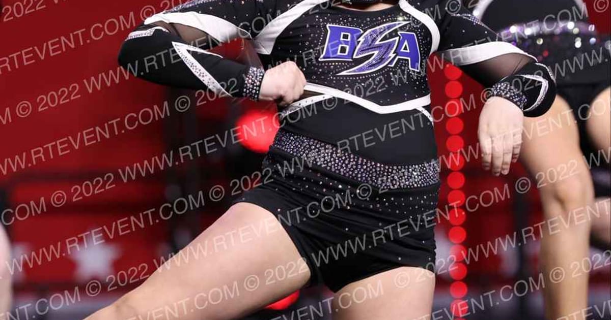 Blue Storm Athletics WEATHERGIRLS · Cheer Power Grand Nationals