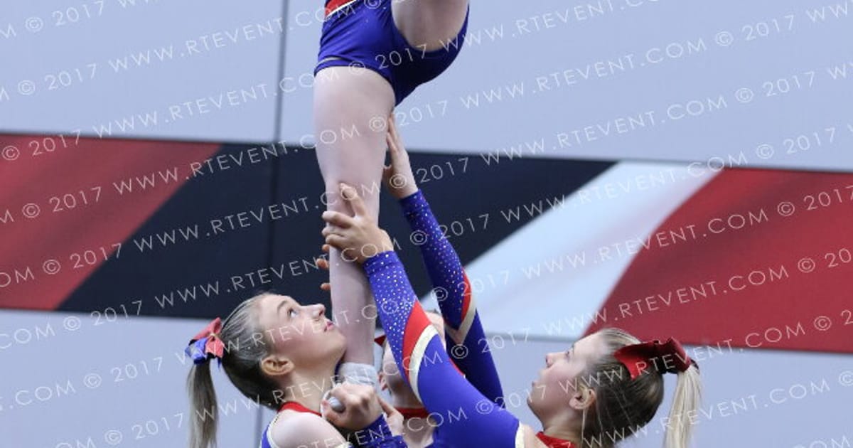 Infinity Cheer & Dance Junior Level 3 Stunt Group · Circus Spectacular Arena 2