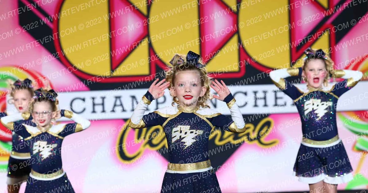 TGS Shocks All-Stars Tiny Tornadoes · Oh How Sweet it is Cheer and Dance Spectacular