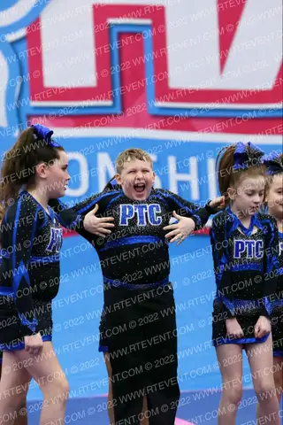 Primetime Cheer Black Crystals