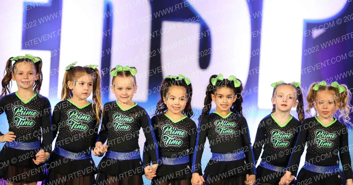 Prime Time All Stars Tiny Glitter · CHEERSPORT Toms River Classic