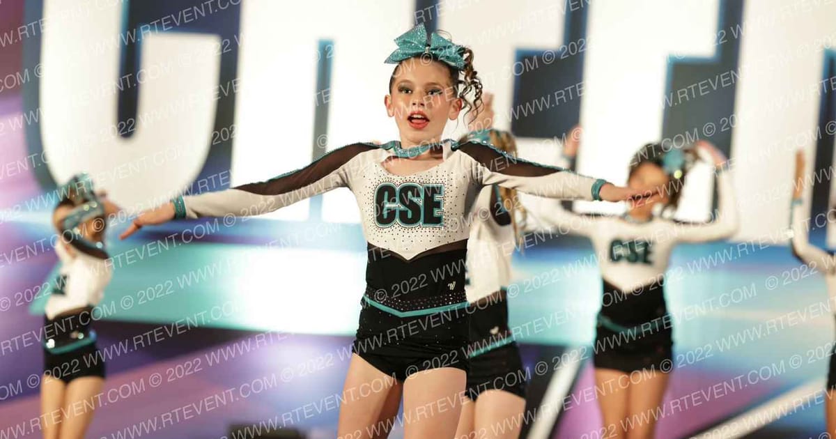 California Spirit Elite Teal Twirl · CHEERSPORT Nor Cal Classic