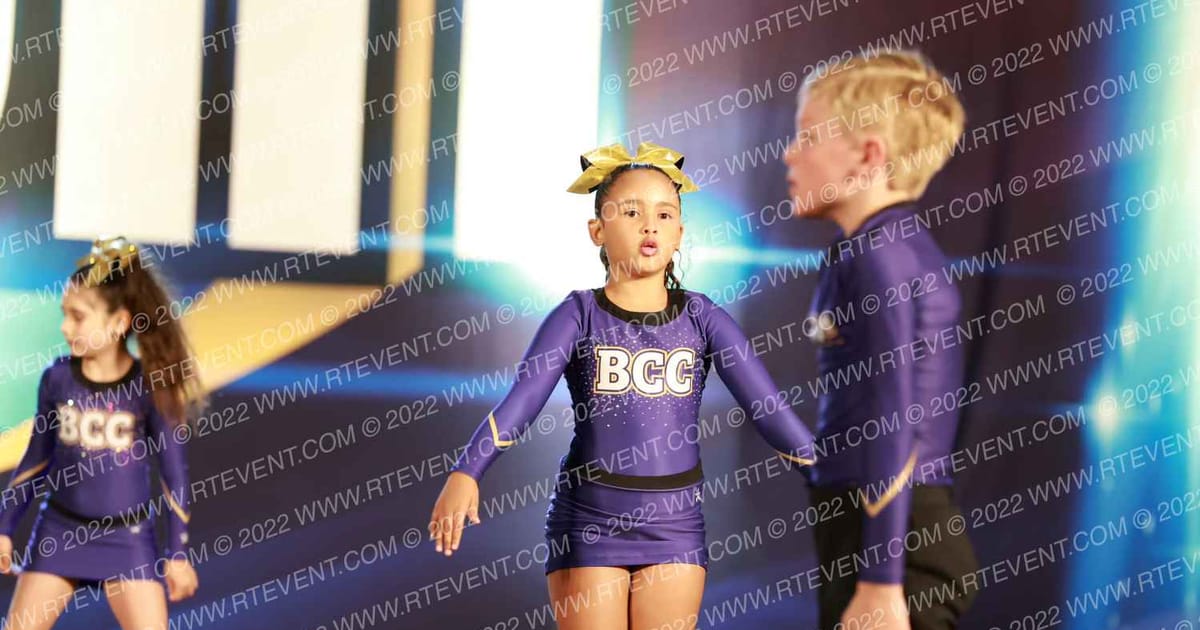 Butte Cheer Company Violet Vortexx · CHEERSPORT Nor Cal Classic