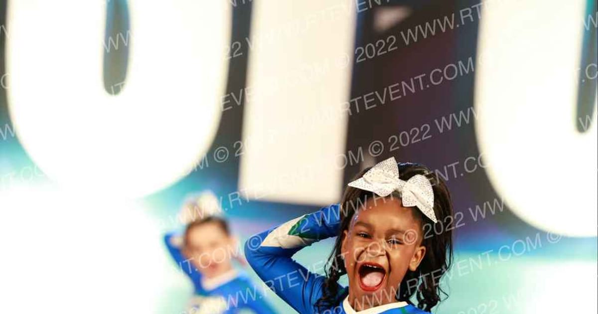 University Cheer Force Tiny Rainbows · CHEERSPORT Nor Cal Classic