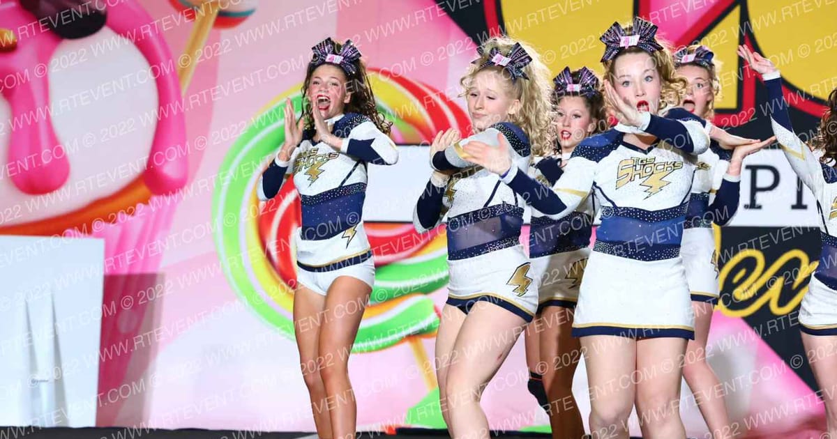 TGS Shocks All-Stars Lady Lightning · Oh How Sweet it is Cheer and Dance Spectacular