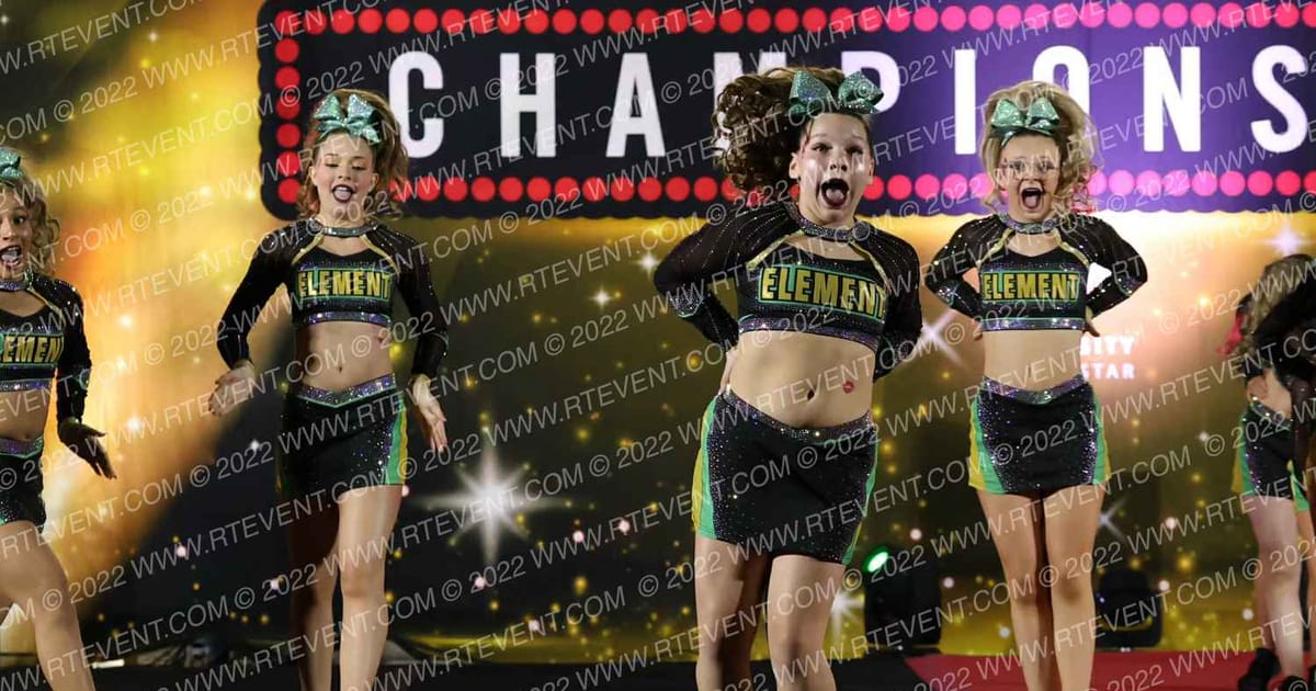 Element Elite Tumbling & Cheer Zinc · Encore Louisville Showdown