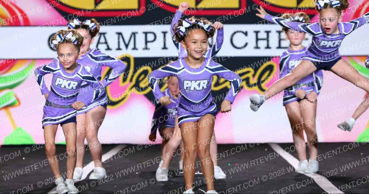 PKR Athletics Cheer Club Tiny Blizzard · Oh How Sweet it is Cheer and Dance Spectacular
