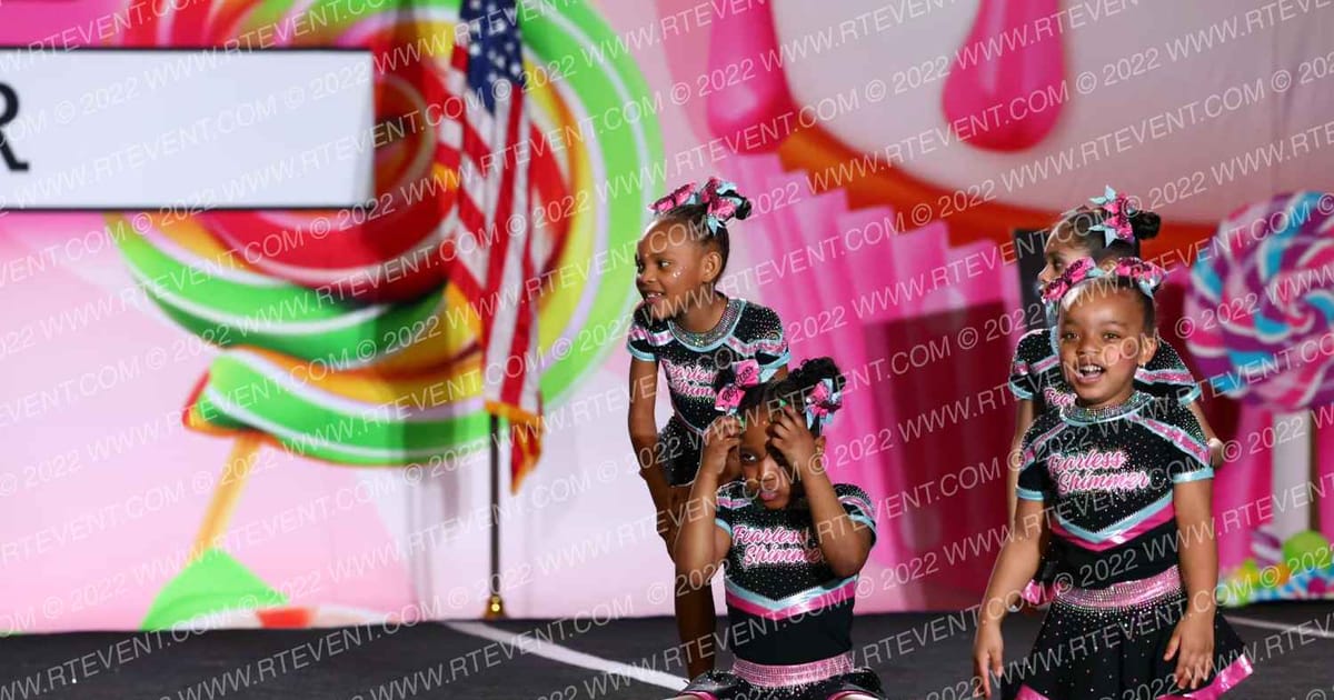 Faith Over Fear Athletics Fearless Shimmer · Oh How Sweet it is Cheer and Dance Spectacular
