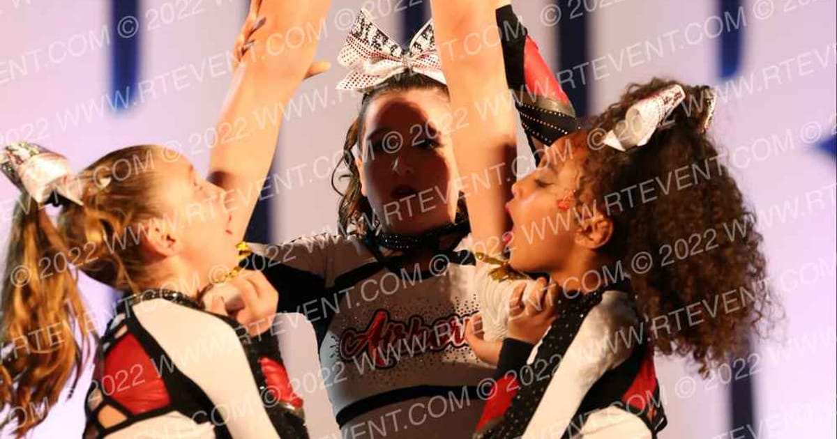 Airborne Elite All Stars G Force · Cheersport Reading Classic