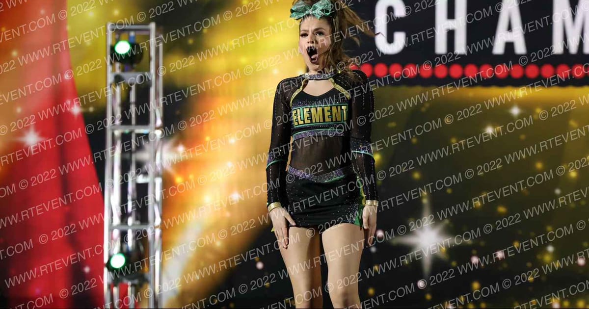 Element Elite Tumbling & Cheer Lady Lithium · Encore Louisville Showdown