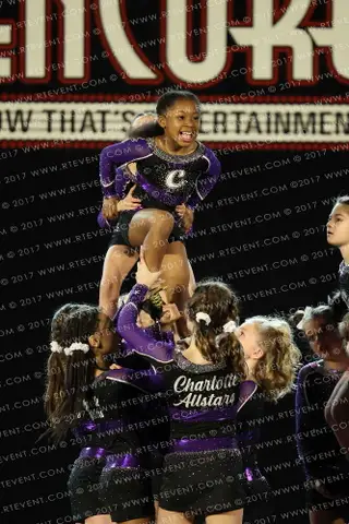 Charlotte Allstar Cheerleading Peach