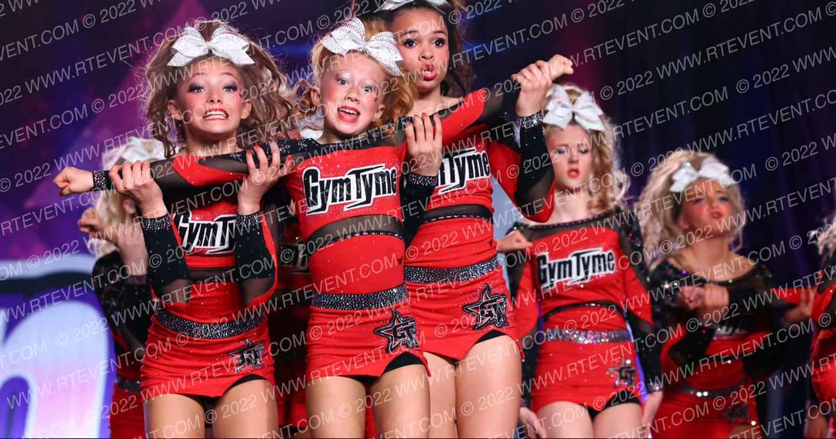 GymTyme All Stars Heart · One Up Grand Nationals