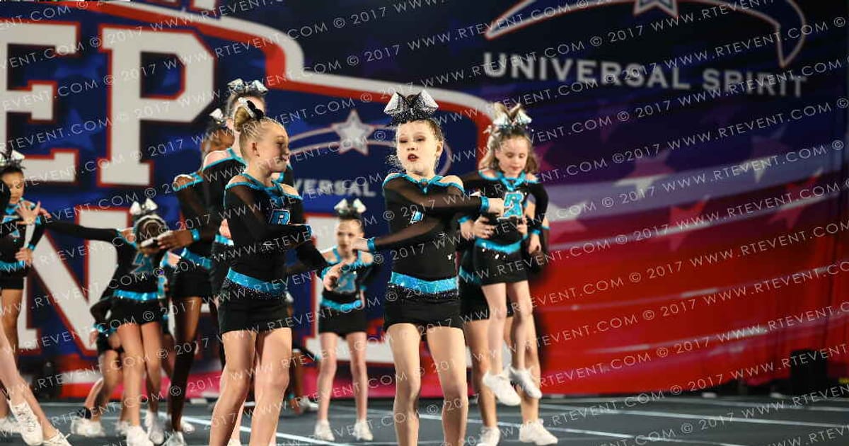 Revolution Athletics Allstars FROSTBITE · Universal Spirit All Star Prep NATIONALS DIDII