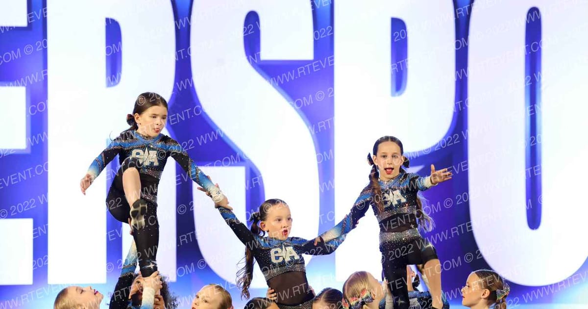 The California All Stars-Mesa Mini Militia · CHEERSPORT Phoenix DIDII Classic