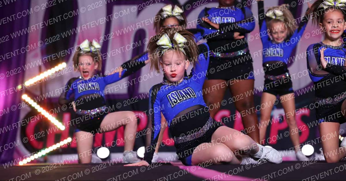 Island Allstars Lava Girls · One Up Grand Nationals