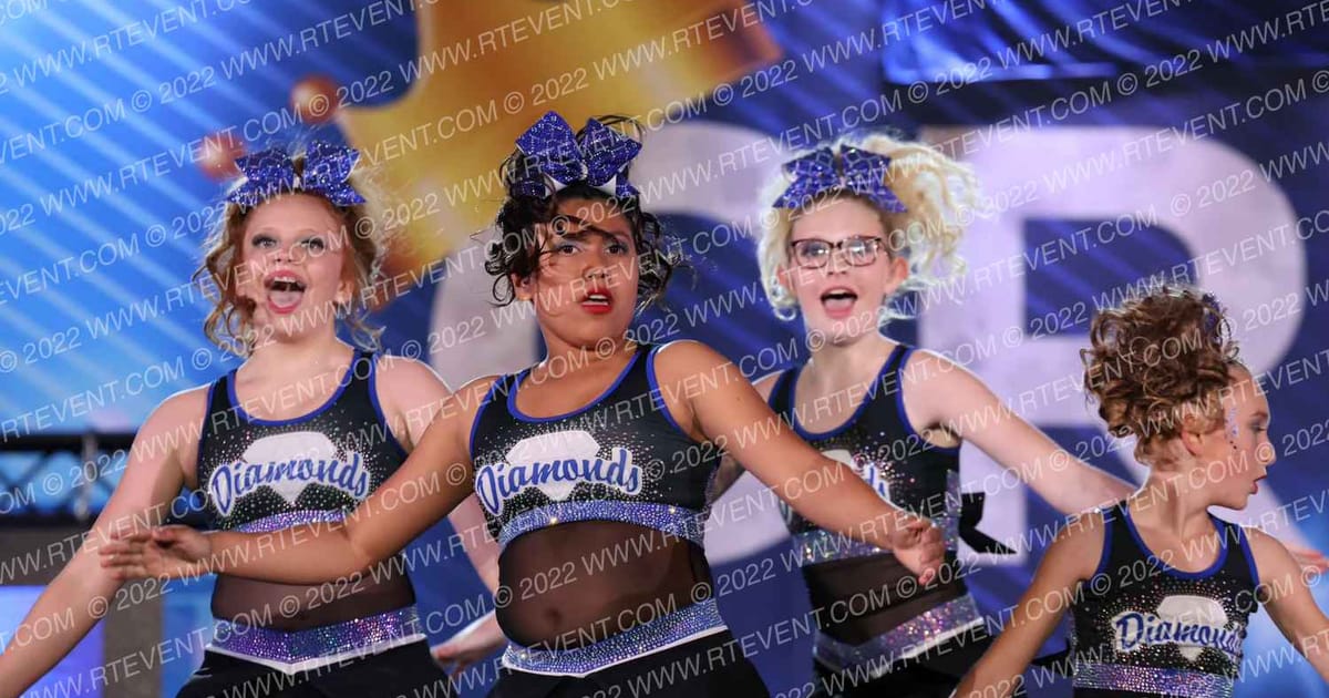 Desert Diamonds All Star Cheer J Blue · Vegas Crown