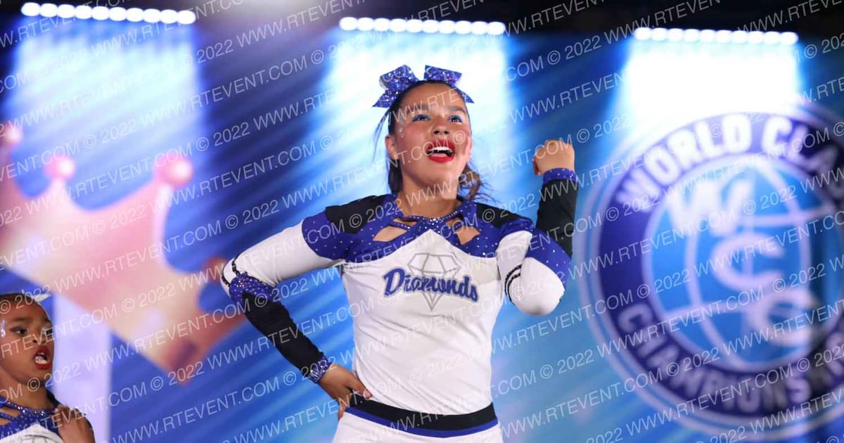 Desert Diamonds All Star Cheer Youth Shimmer · Vegas Crown