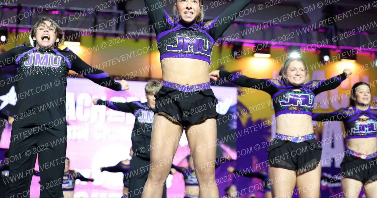 JMU Club Cheer James Madison Dukes · ACDA Reach the Beach D Worlds Grand Nationals