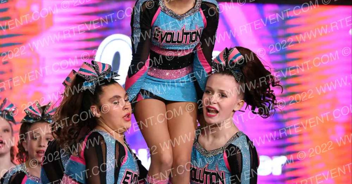 Evolution Cheer Teal Fury · One Up Grand Nationals