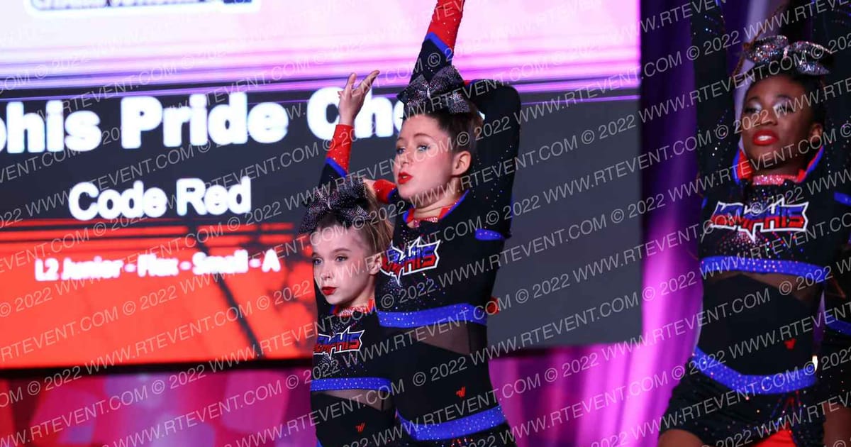 Memphis Pride Cheer Code Red · One Up Grand Nationals