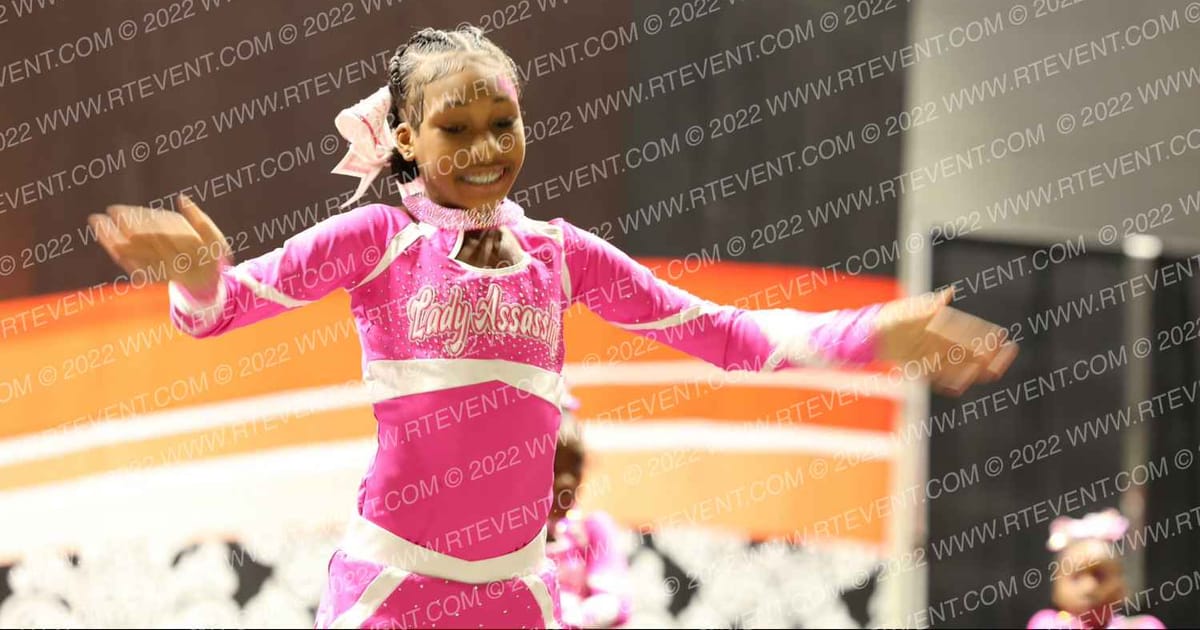 Lady Assassins Cheerleading Pink Flames · Spirit Unlimited Baltimore Challenge