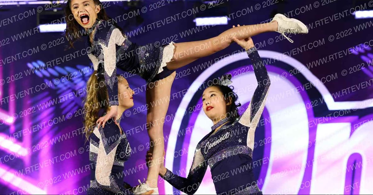 Connect Cheer Northwest Peach · One Up Bellevue Nationals