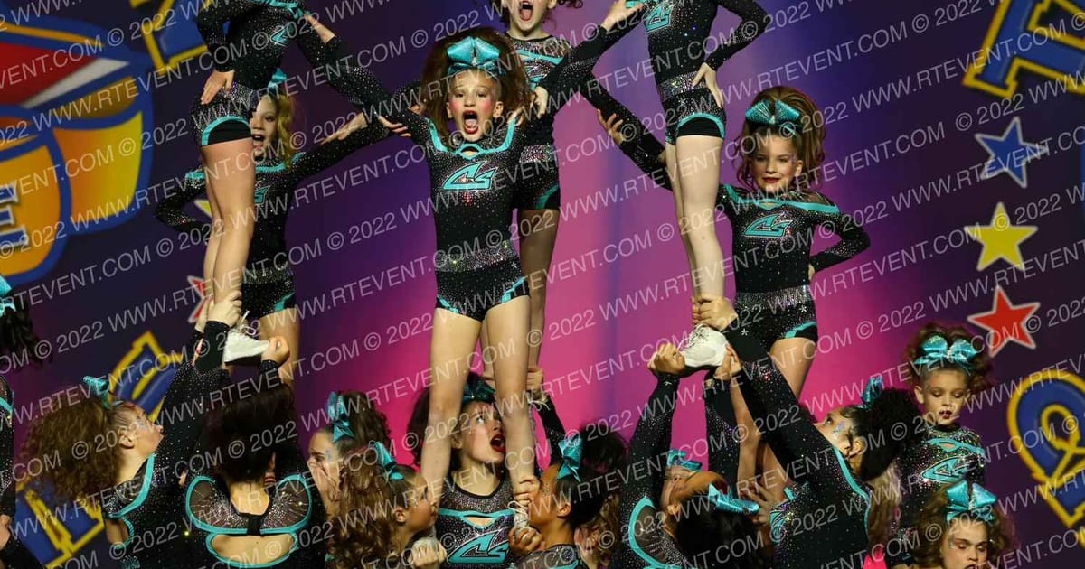 Cheer Sport Sharks-New England Teal Reef Sharks · The American Legacy Springfield Nationals DIDII