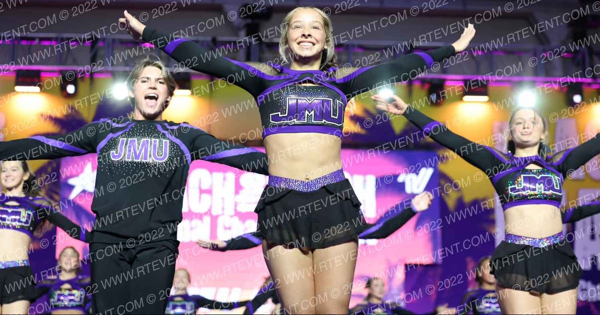 JMU Club Cheer James Madison Dukes · ACDA Reach the Beach D Worlds Grand Nationals