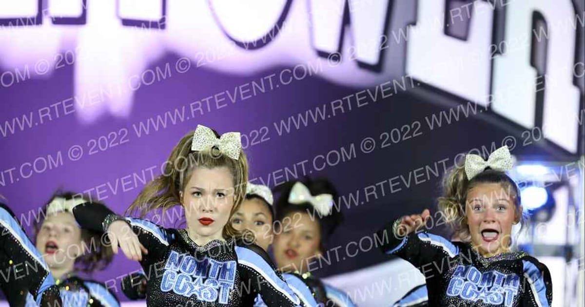 North Coast All Stars 4 + 4 · Cheer Power Canton Disco Showdown