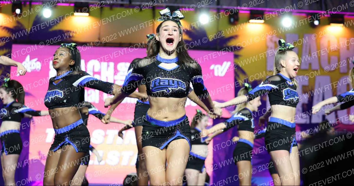 The Stingray Allstars Halo · ACDA Reach the Beach D Worlds Grand Nationals