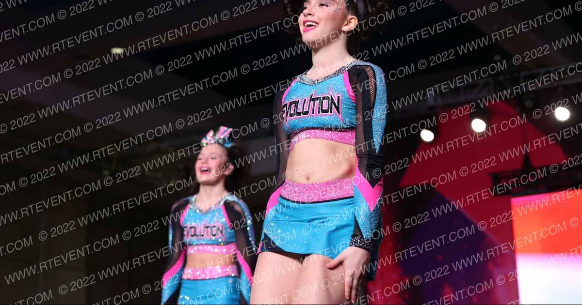 Evolution Cheer Teal Rage · One Up Grand Nationals
