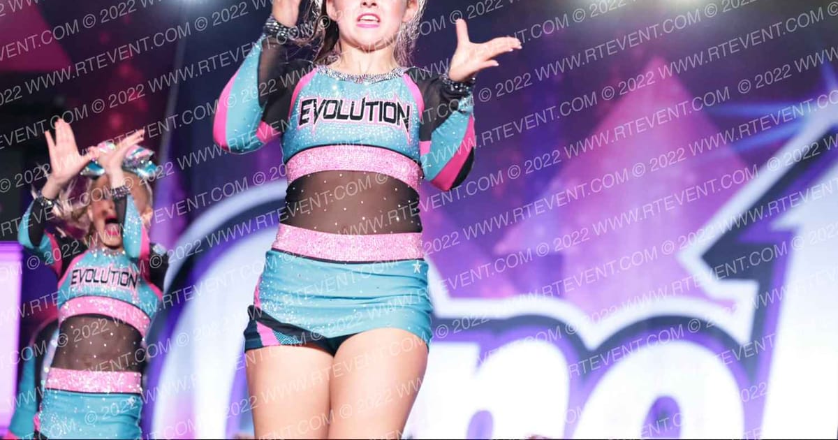 Evolution Cheer Teal Impact · One Up Grand Nationals